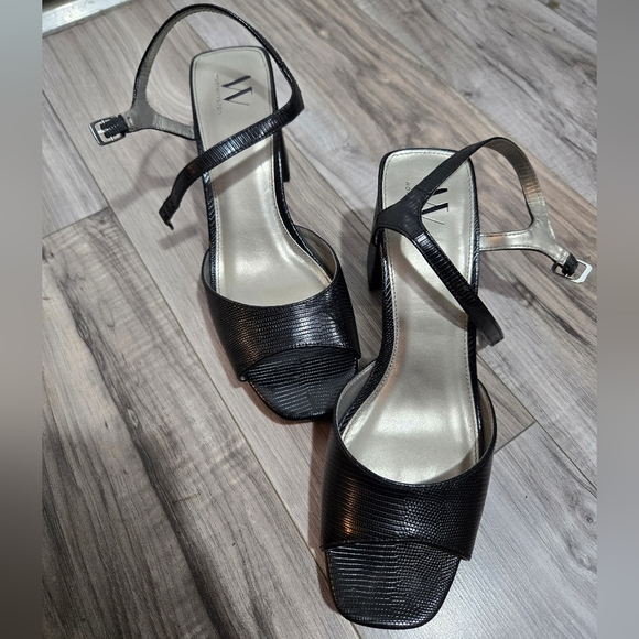 Worthington Shoes Lessing Block Heel Square Toe Sandals Sz 9.5 - Picture 4 of 7